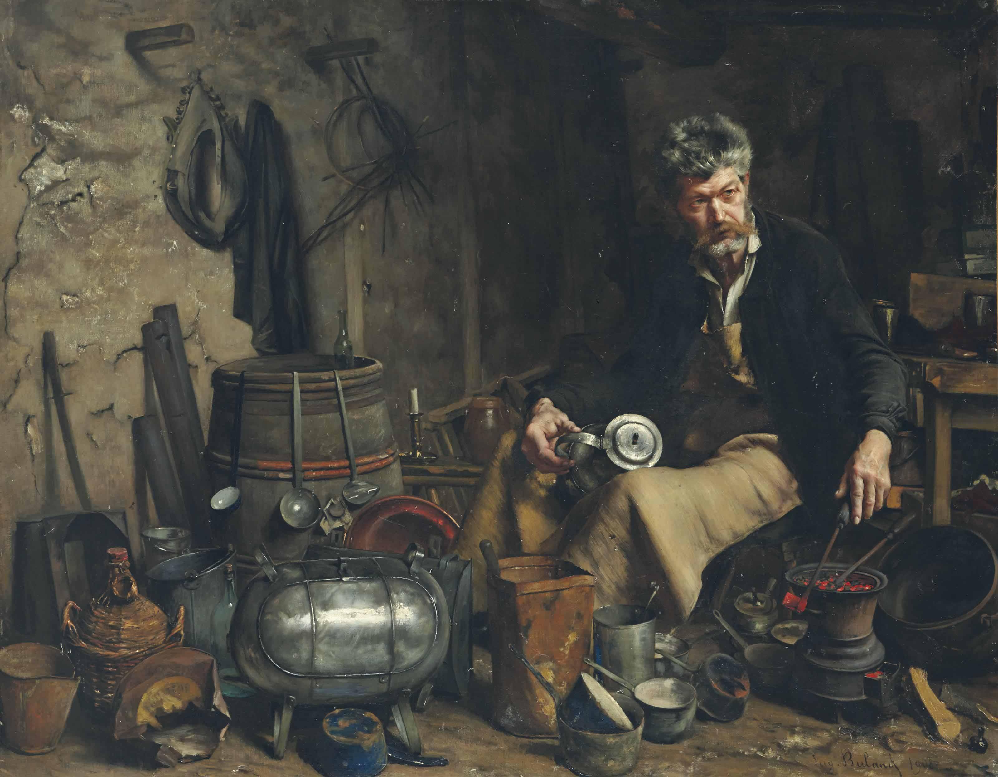 Jean-Eugene Buland - Le Rétameur