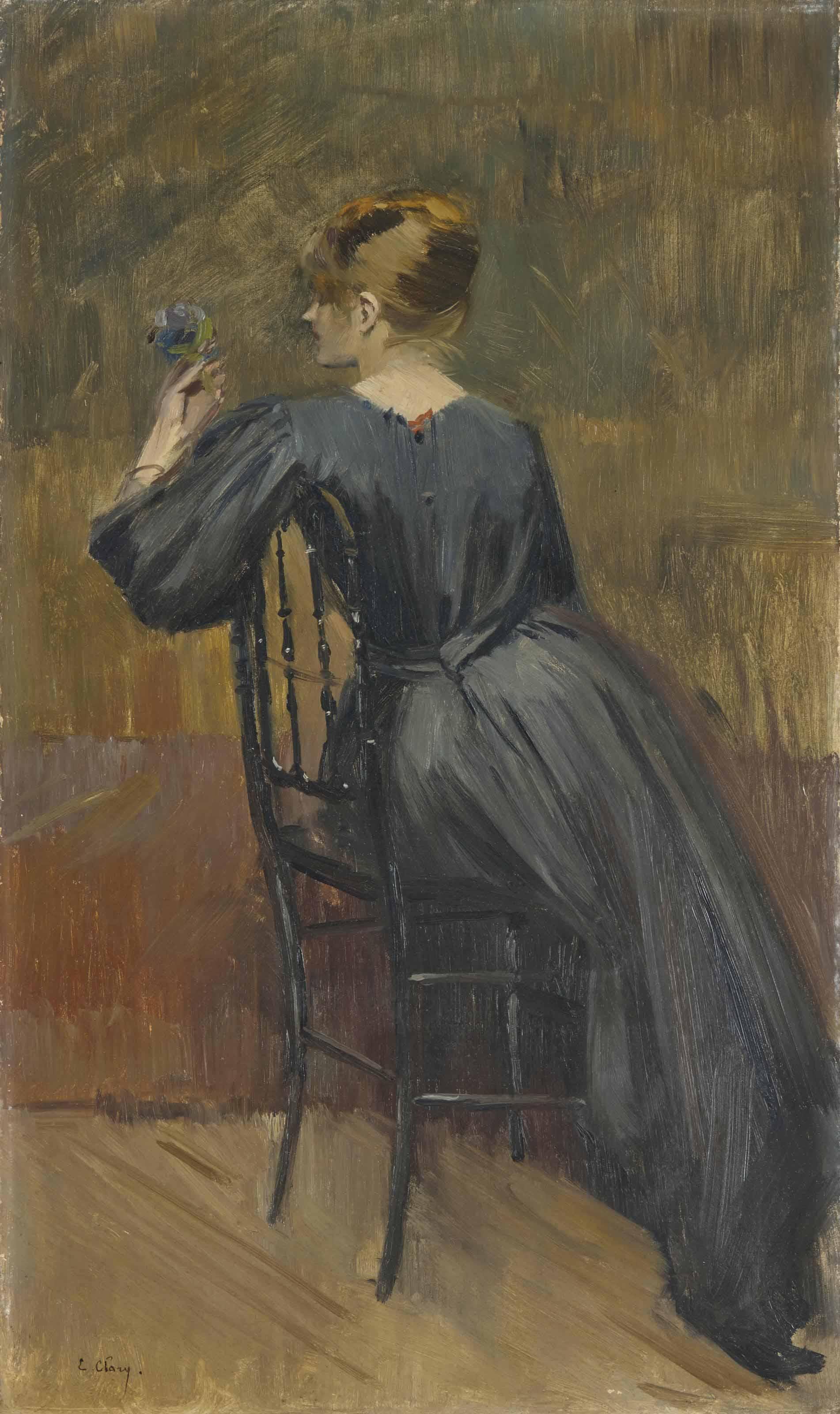 Jean Eugène Clary - Portrait of Suzanne Valadon (1865-1938), aged 20