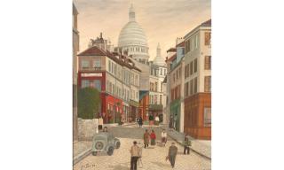 Jean Eve - Rue Norvins, Montmartre