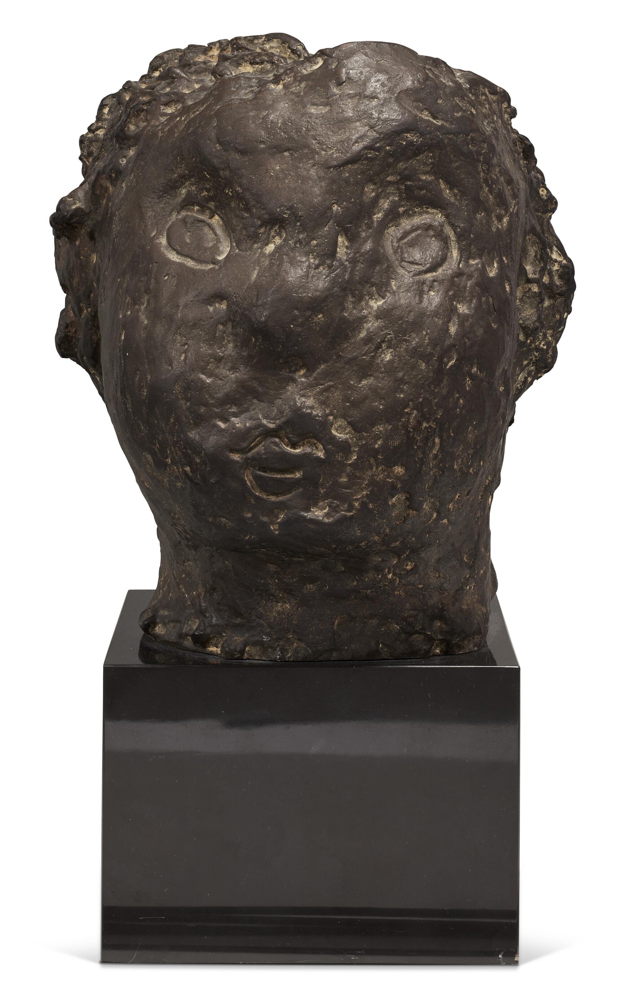 Jean Fautrier - Jeune fille étonnée (Young Surprised Girl)