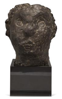 Jean Fautrier - Jeune fille étonnée (Young Surprised Girl)