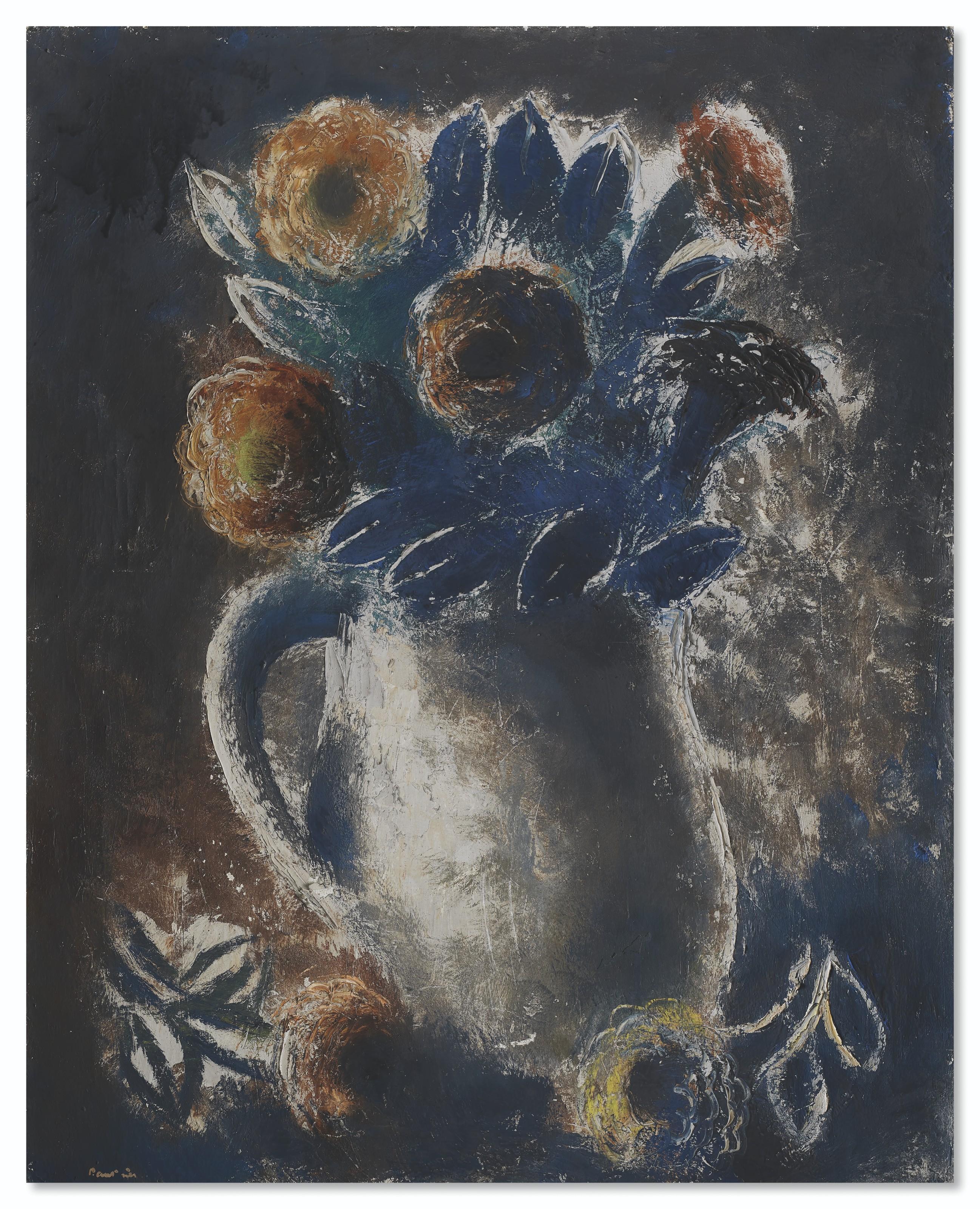 Jean Fautrier - Le pot et les fleurs