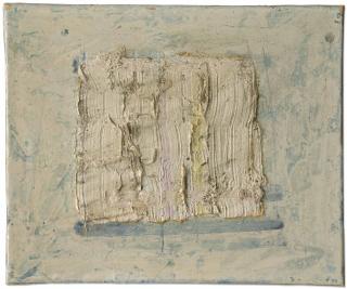 Jean Fautrier - Lignes Colorées – Tableau À 4 Côtés