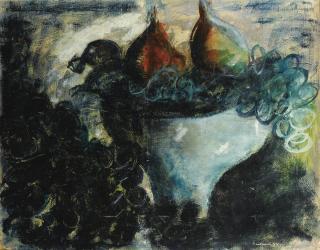 Jean Fautrier - Nature Morte Aux Poires Et Raisins