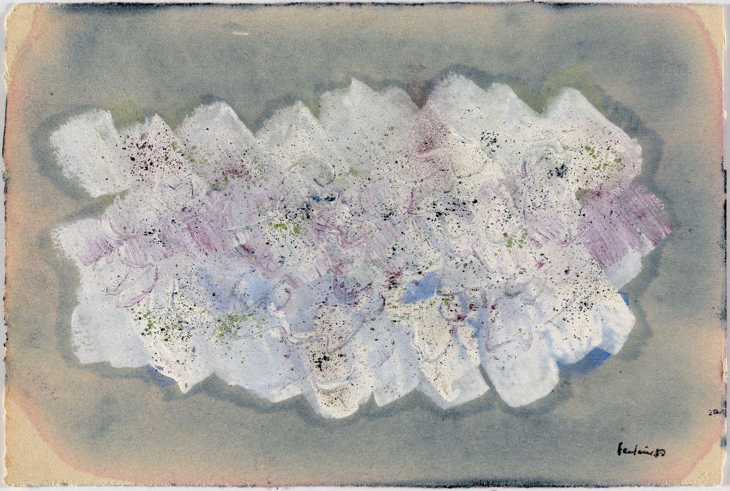 Jean Fautrier - Ohne Titel. 1957.