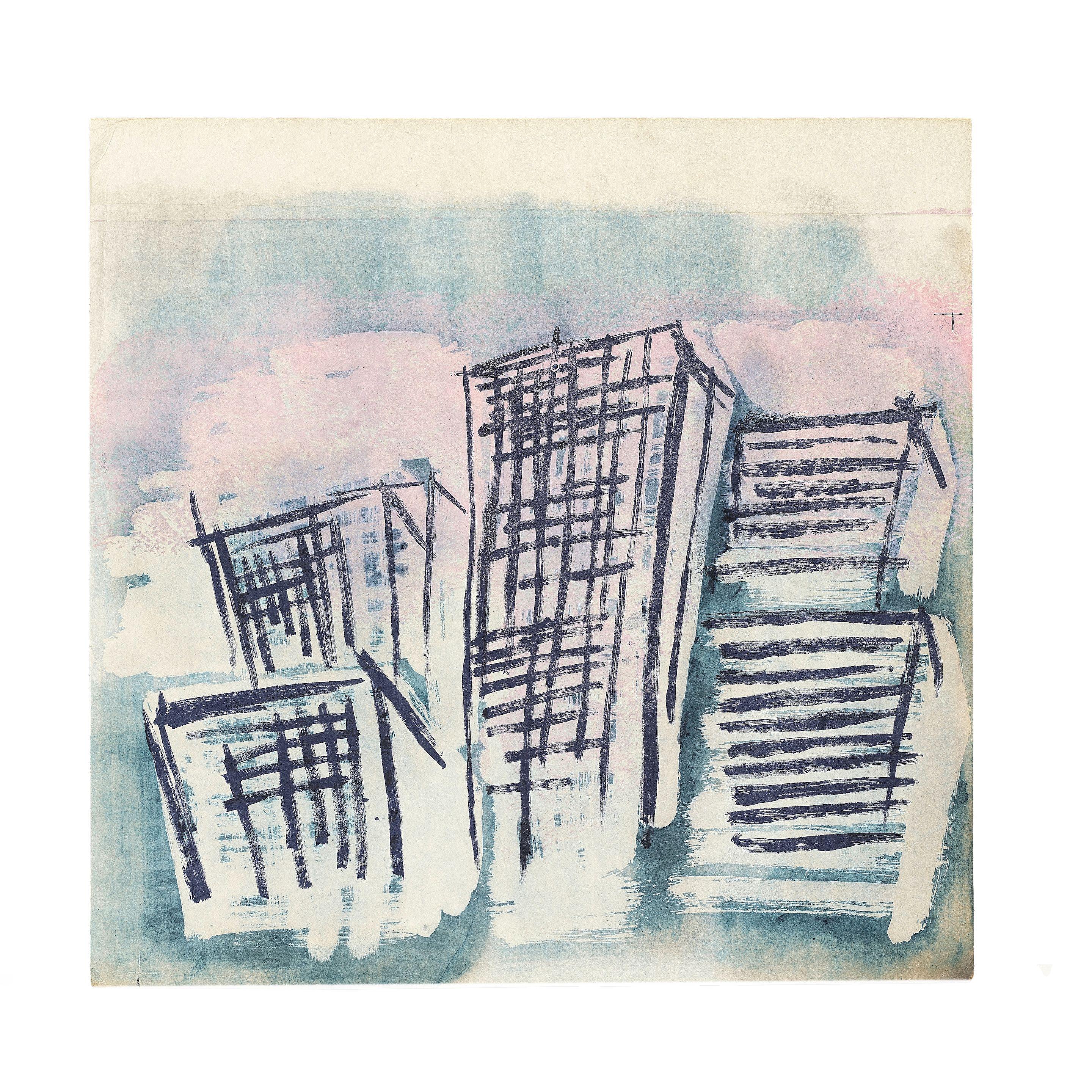 Jean Fautrier - Paysages Américains-Rockefeller Center