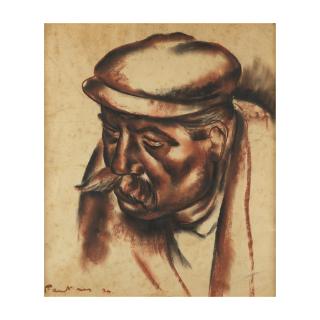 Jean Fautrier - Portrait de Monsieur Edouard