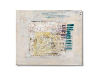 Jean Fautrier - Surfaces de couleurs, tableau à 4 cotés