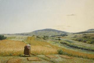 Jean Ferdinand Monchablon - French La Fenaison