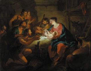 Jean-François De Troy - The Adoration of the Shepherds