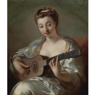 Jean-François de Troy - The Guitar Player