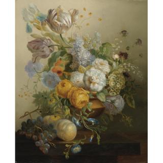 Jean-François Eliaerts - Still Life Of Flowers And Fruit