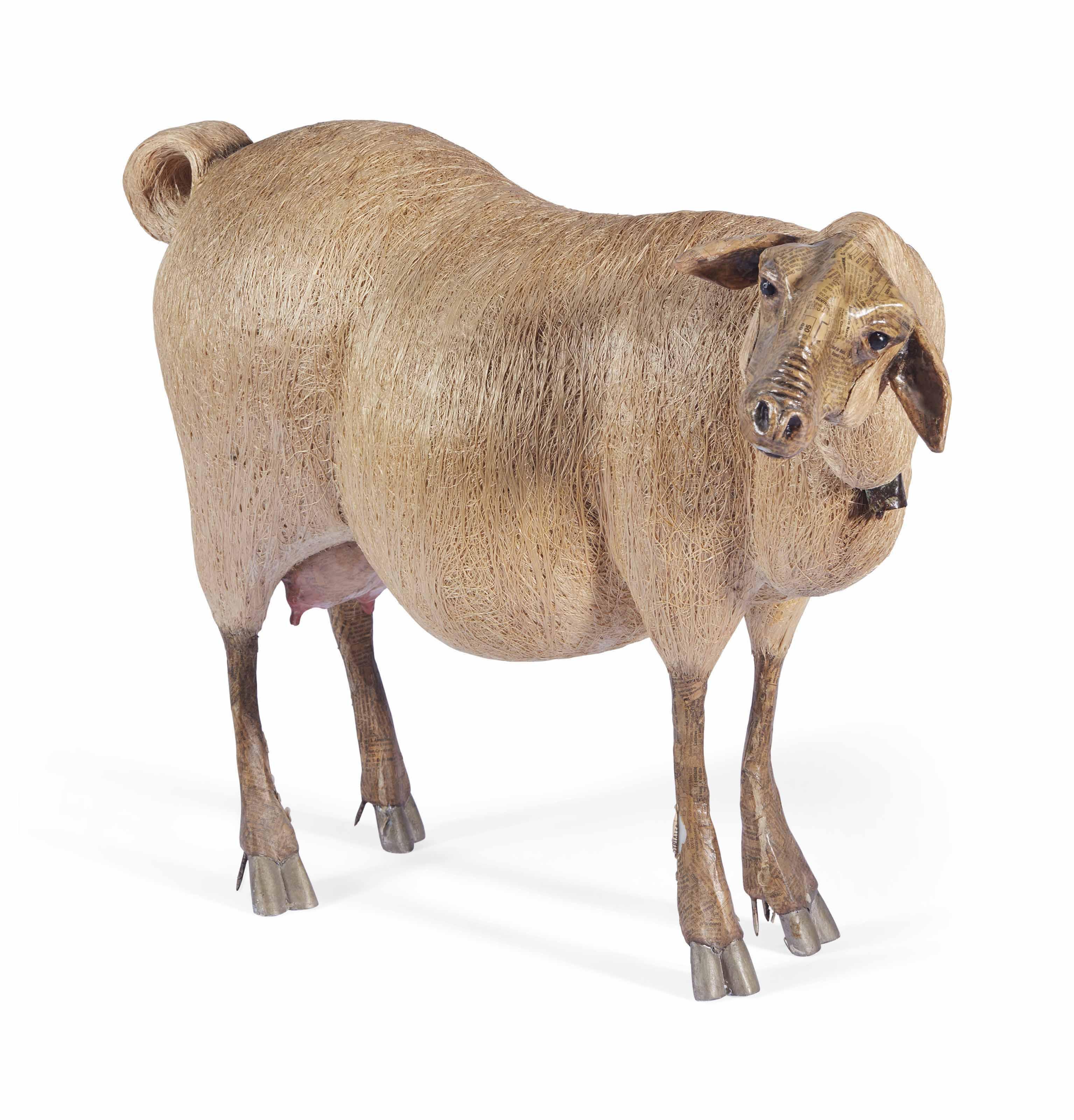 Jean-François Fourtou - Sans titre (brebis la queue en boucle)