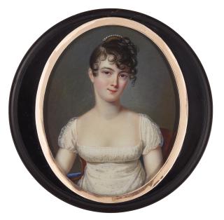 Jean-François-Gérard Fontallard - Portrait Of Juliette Récamier (1777-1849), Circa 1805