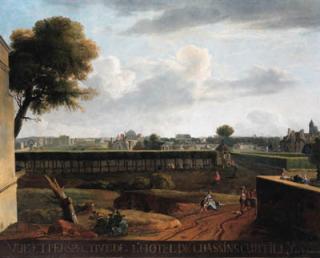 Jean-François Hüe - View of the Hôtel de Chassins Curtilly