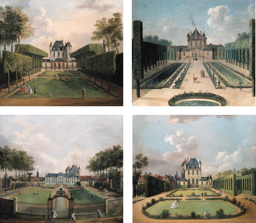 Jean-François Hüe - Views of the Château de Mousseaux and its gardens
