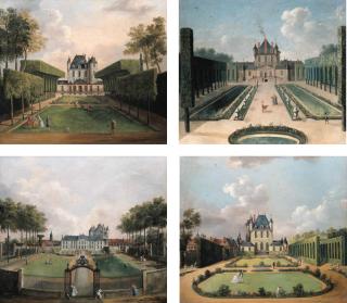 Jean-François Hüe - Views of the Château de Mousseaux and its gardens