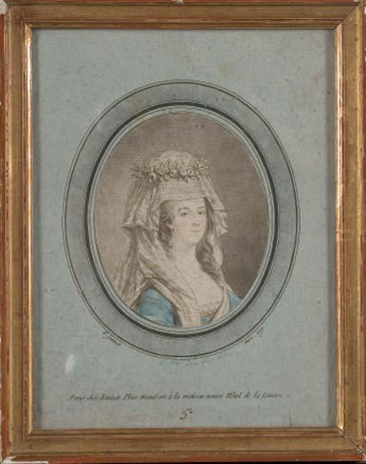 Jean-Francois Janinet - Portrait de Femme