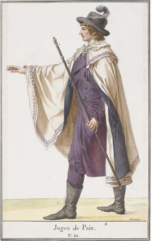 Jean-François-Léonor Mérimée - A Justice of the Peace gesturing to the left