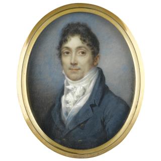 Jean-François-Marie Hüet-Villiers - Portrait Of A Gentleman