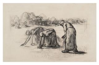 Jean-Francois Millet - Étude Pour Les Glaneuses