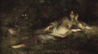Jean-François Millet - French au Repos  