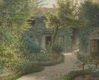 Jean-François Millet - French théodore Rousseau\'S House In Barbizon