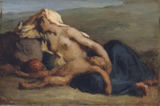 Jean-François Millet - Hagar and Ishmael