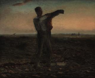 Jean-François Millet - La fin de la journée; effect du soir