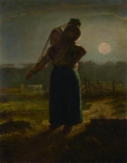 Jean-François Millet - Laitière normande (Norman milkmaid)