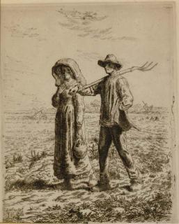Jean-Francois Millet - Le Départ pour le travail (D. 19)