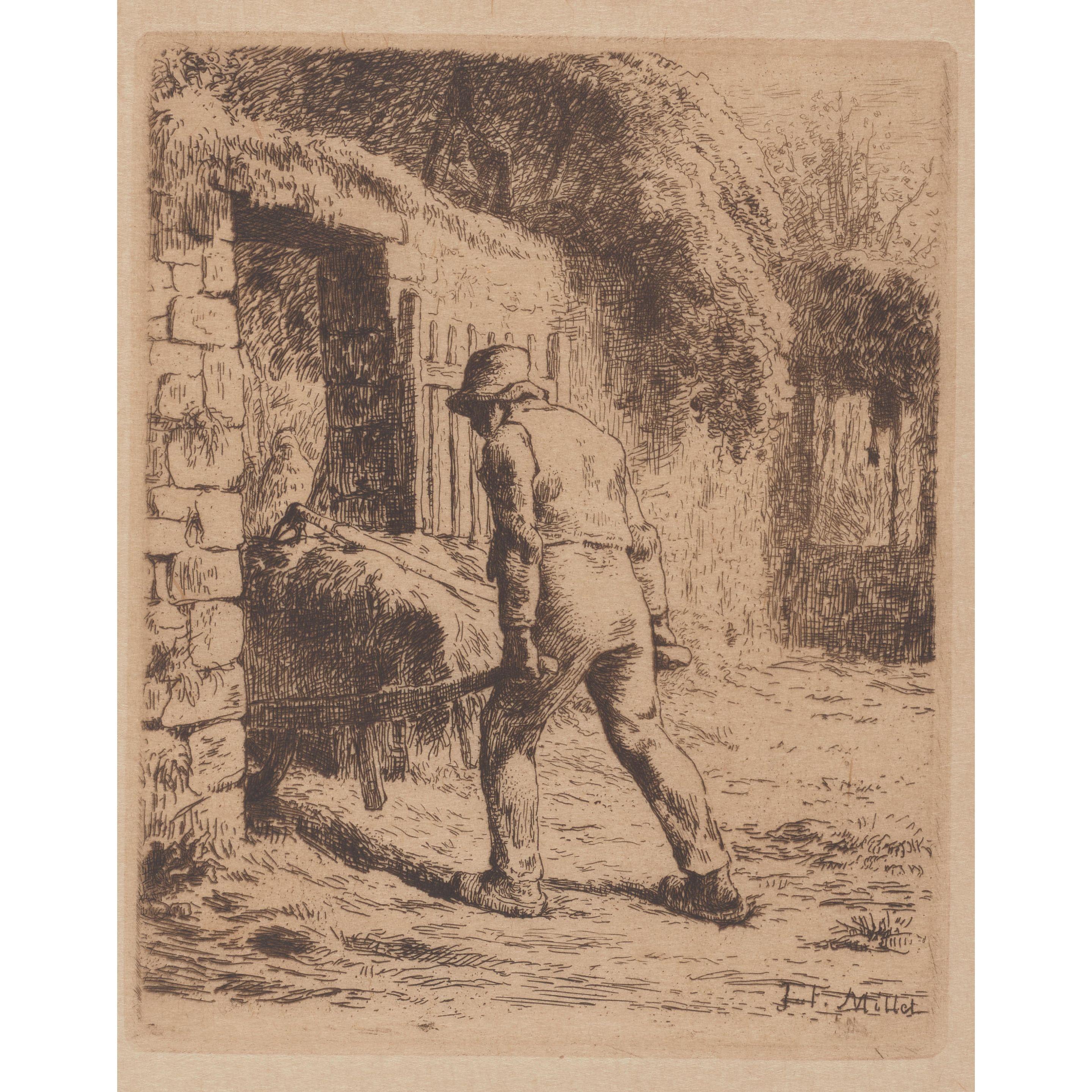 Jean-François Millet - Le paysan rentrant du fumier (Peasant Bringing in Manure)