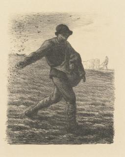 Jean-François Millet - Le Semeur (Delteil, Melot 22)
