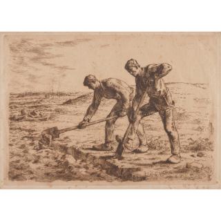 Jean-François Millet - Les bêcheurs (The Diggers)