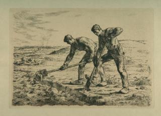 Jean-François Millet - Les bêcheurs.
