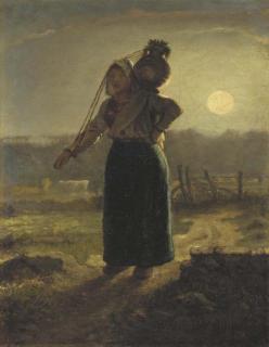 Jean François Millet - Norman Milkmaid (Laitiére Normande)