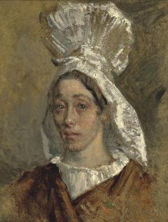 Jean-François Millet - Portrait of a Woman, probably the Artist\'s Sister
