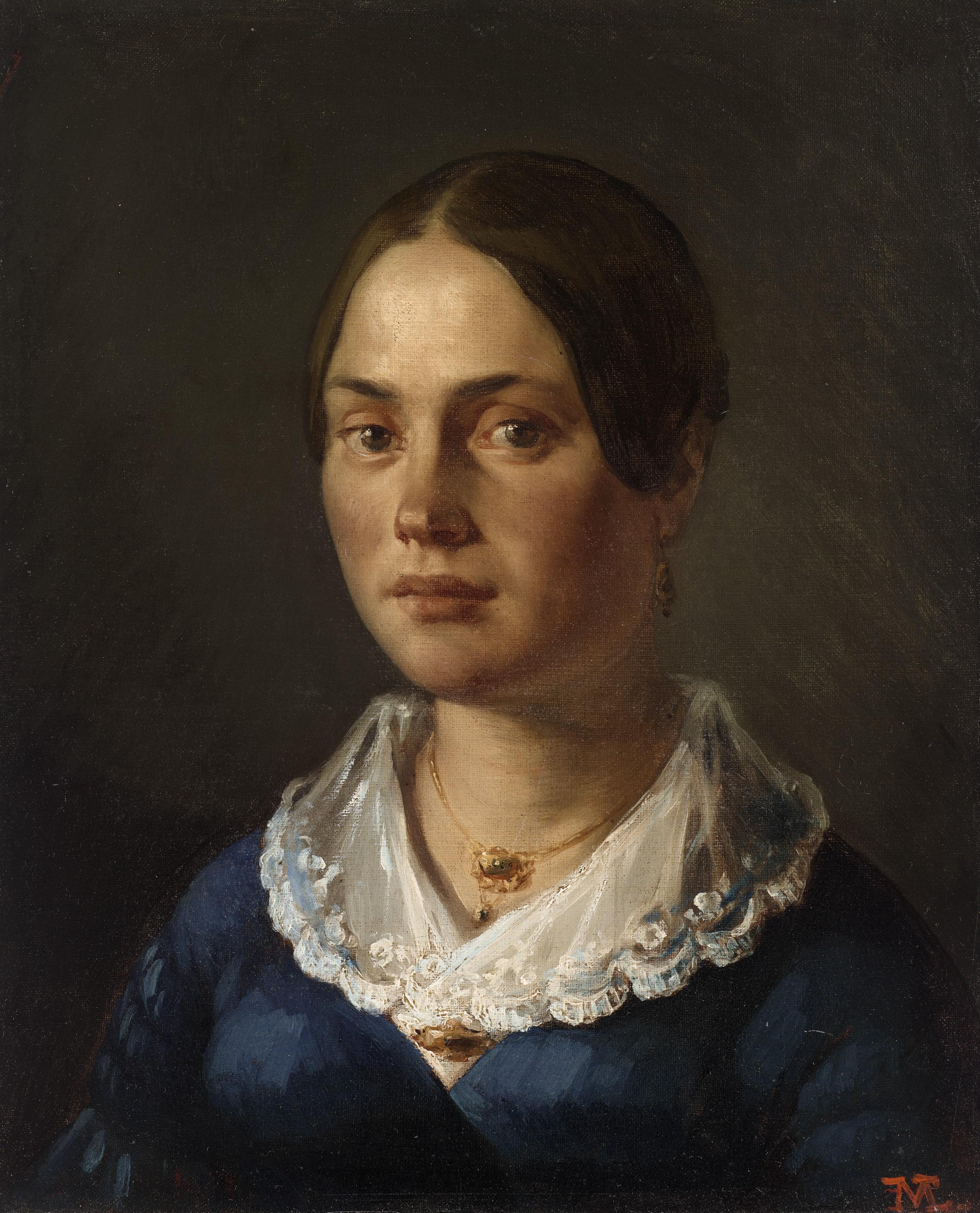 Jean-François Millet - Portrait Of Madame Martin
