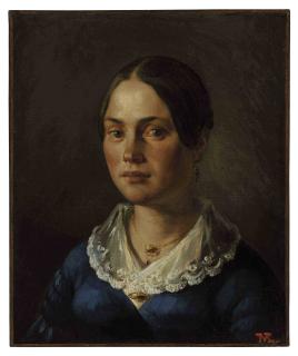Jean-Francois Millet - Portrait of Madame Martin