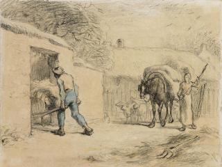Jean-François Millet - Rue du village