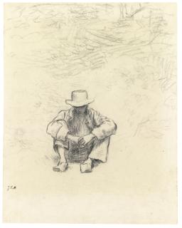 Jean-François Millet - Seated Peasant