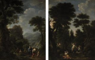 Jean François Millet - The banishment of Hagar and Ishmael; and The angel appearing to Hagar and Ishmael