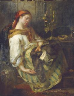 Jean-François Millet - The sleeping seamstress