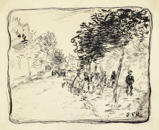 Jean François Raffaeli - Chiffres dans un parc