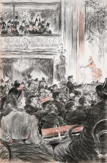Jean-François Raffaëlli - Café-Concert At La Scala, Paris