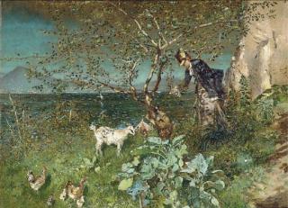 Jean François Raffaelli - Feeding a friend