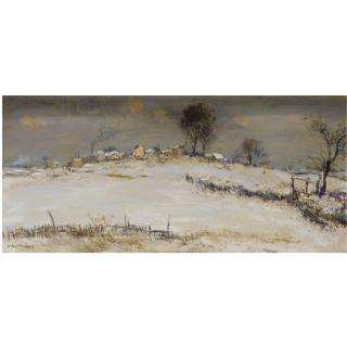 Jean François Raffaëlli - French Village Dans Les Environs De Paris