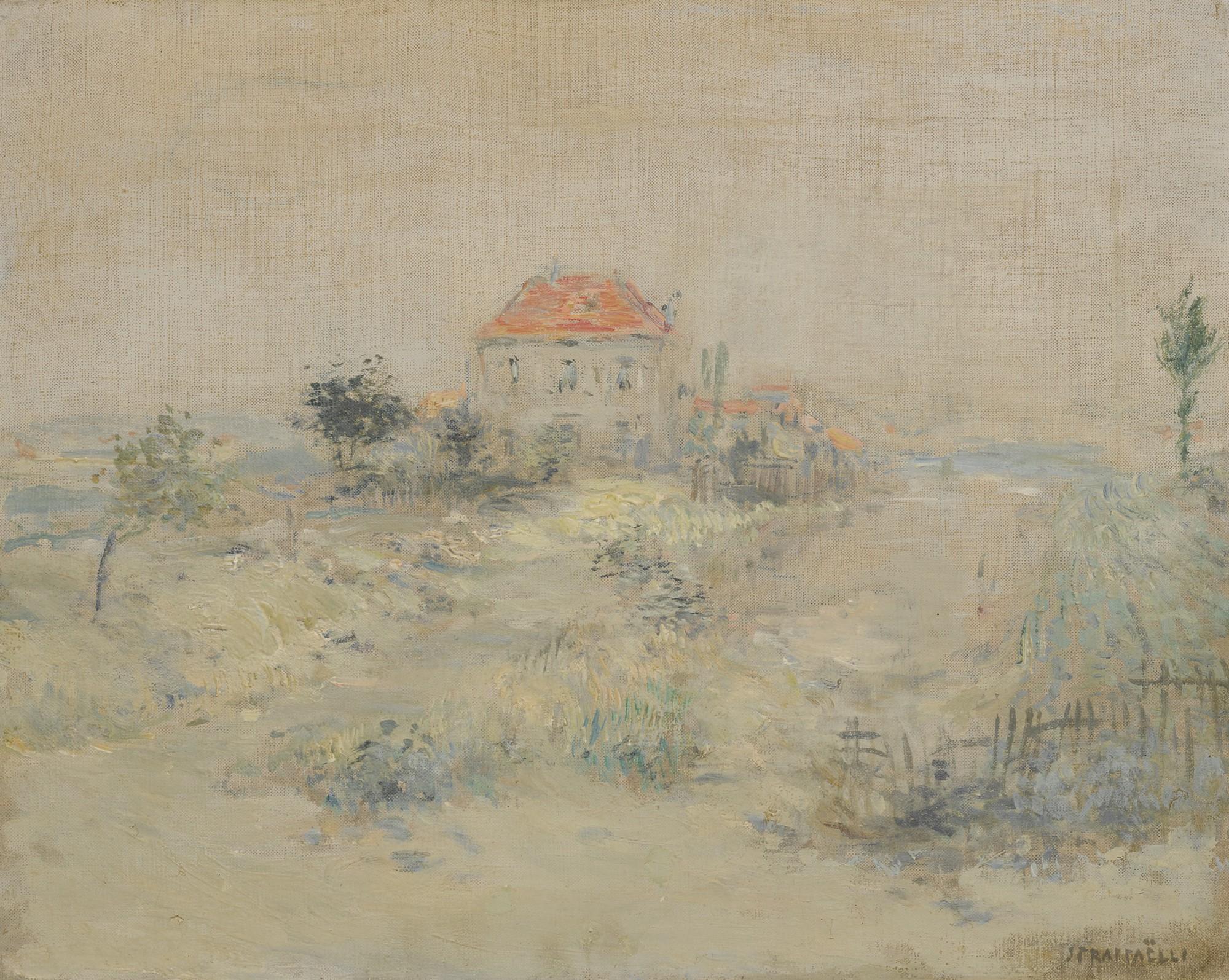 Jean François Raffaëlli - La villa - Environs de Paris