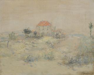 Jean François Raffaëlli - La villa - Environs de Paris