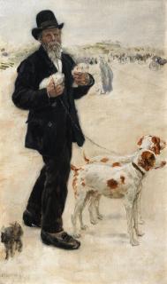 Jean François Raffaëlli - Le Dresseur De Chiens